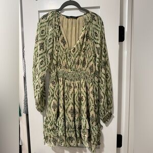 Zara Aztec print dress